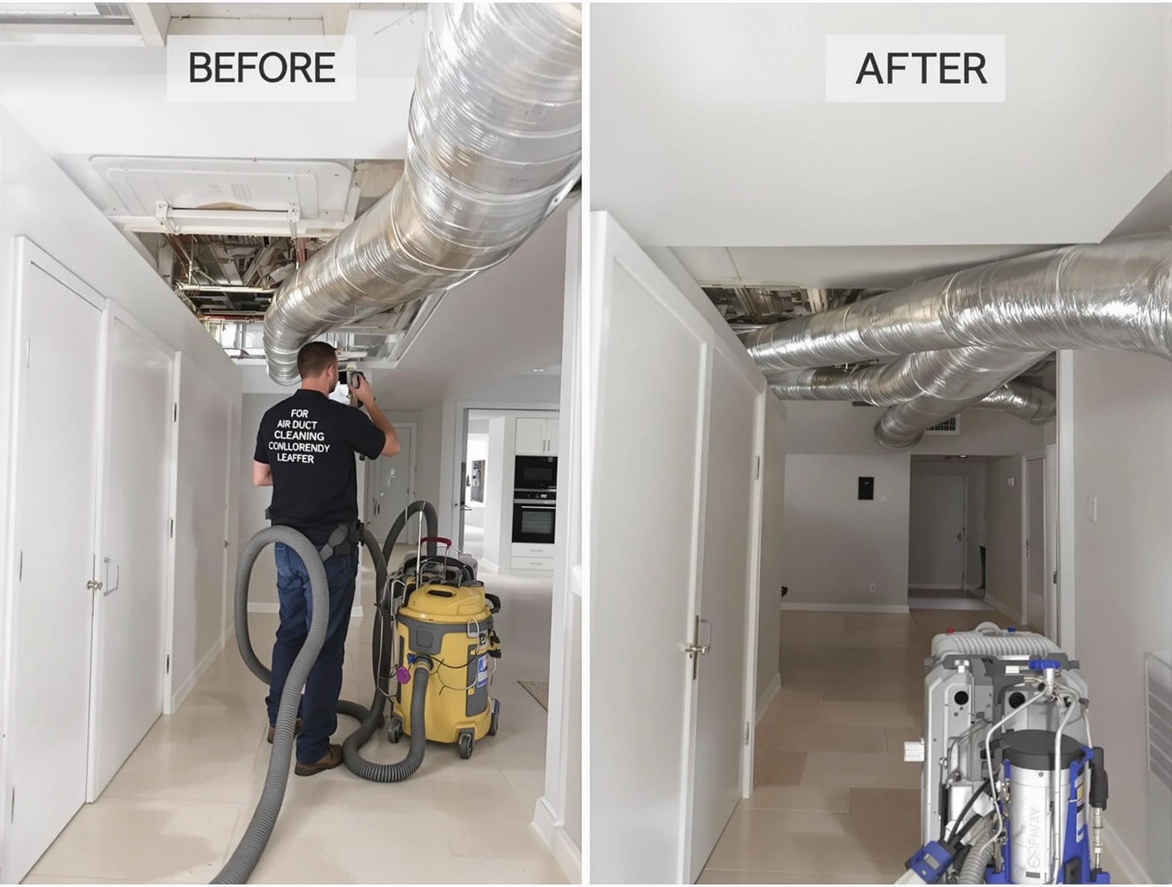 Locust Grove Air Duct Cleaning professional performing thorough air duct cleaning in Locust Grove