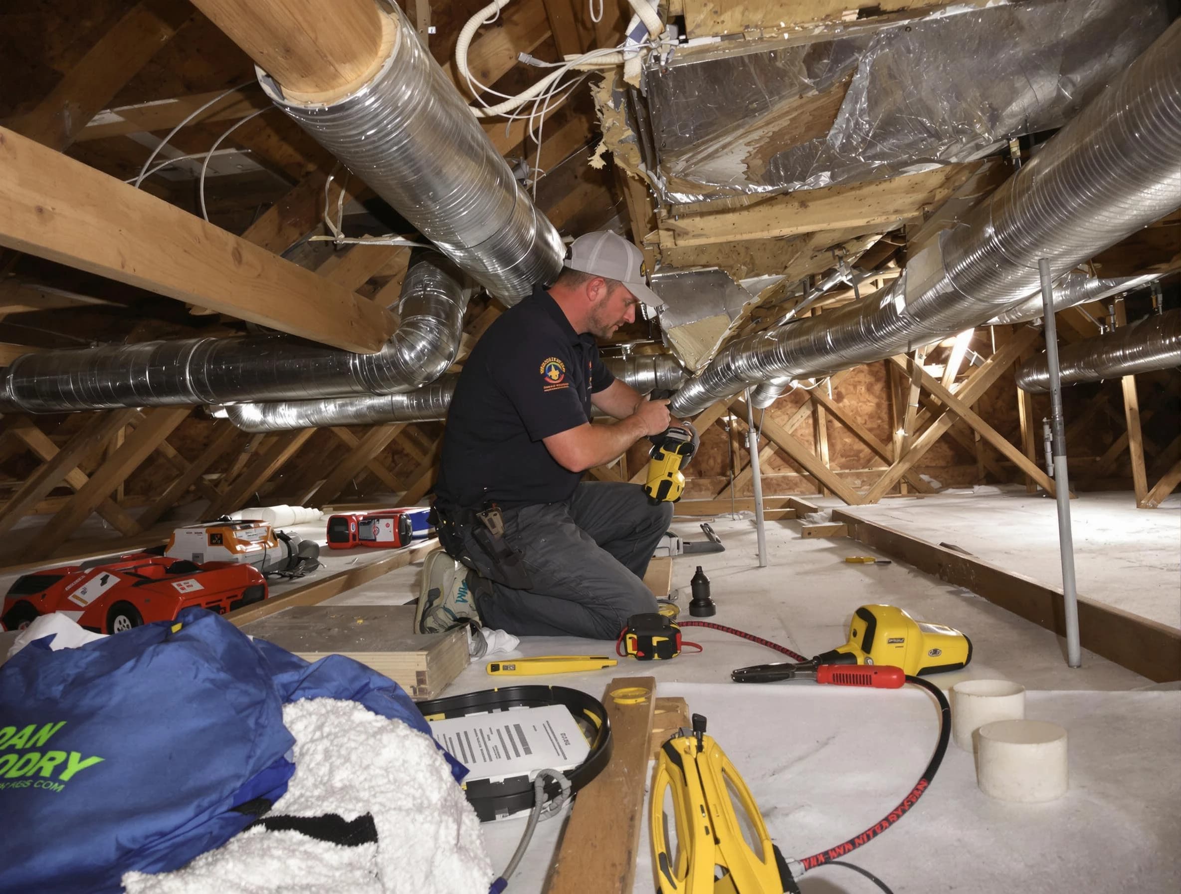 Professional air duct repair by Locust Grove Air Duct Cleaning in Locust Grove