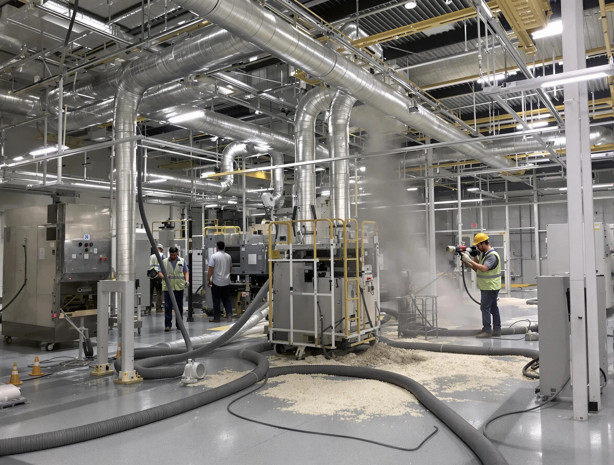 Heavy-duty industrial duct cleaning by Locust Grove Air Duct Cleaning in Locust Grove