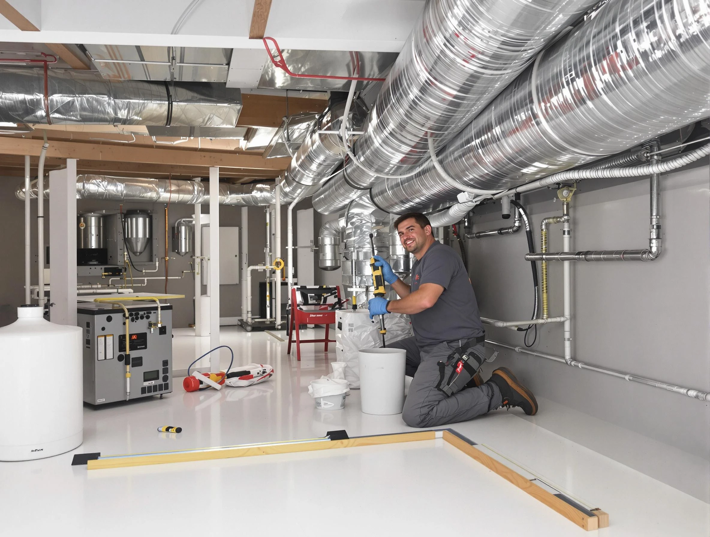 Professional duct sealing service by Locust Grove Air Duct Cleaning in Locust Grove
