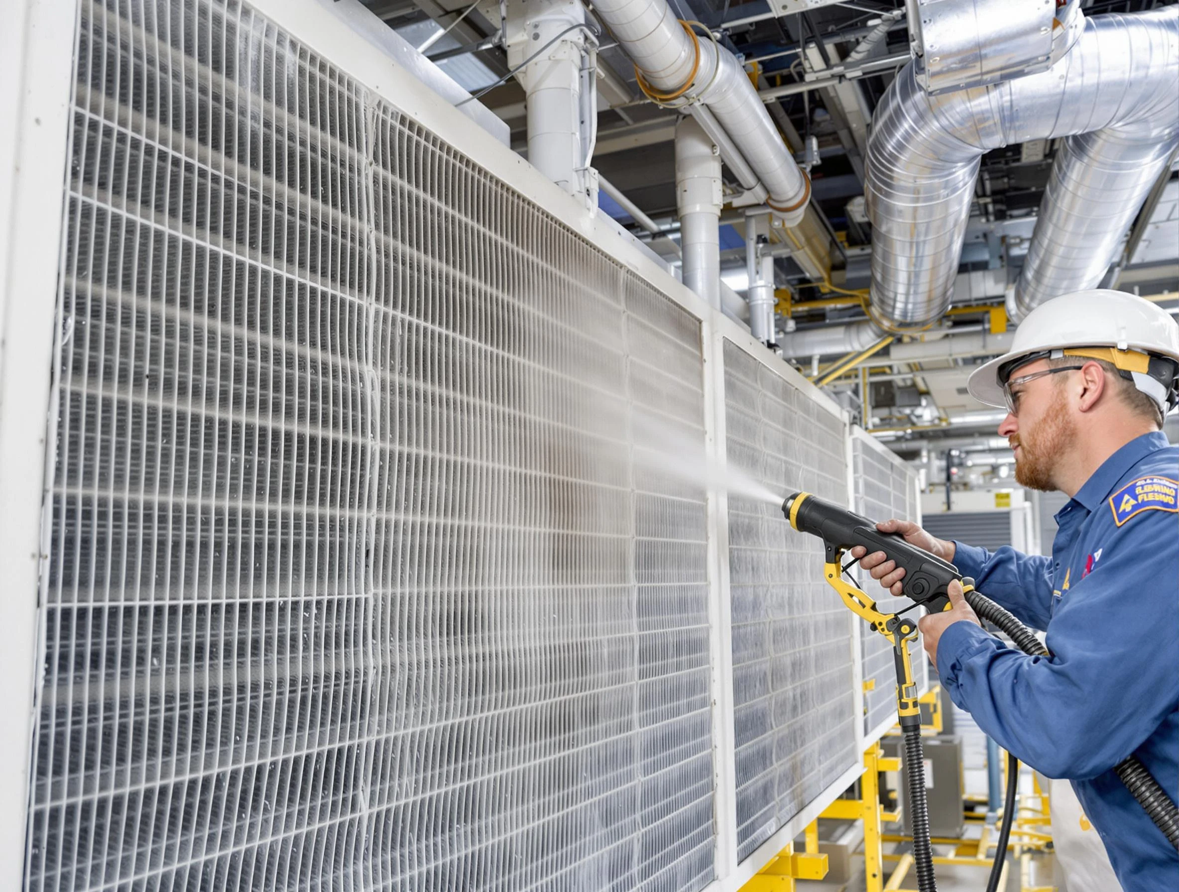 Professional commercial coil cleaning by Locust Grove Air Duct Cleaning in Locust Grove