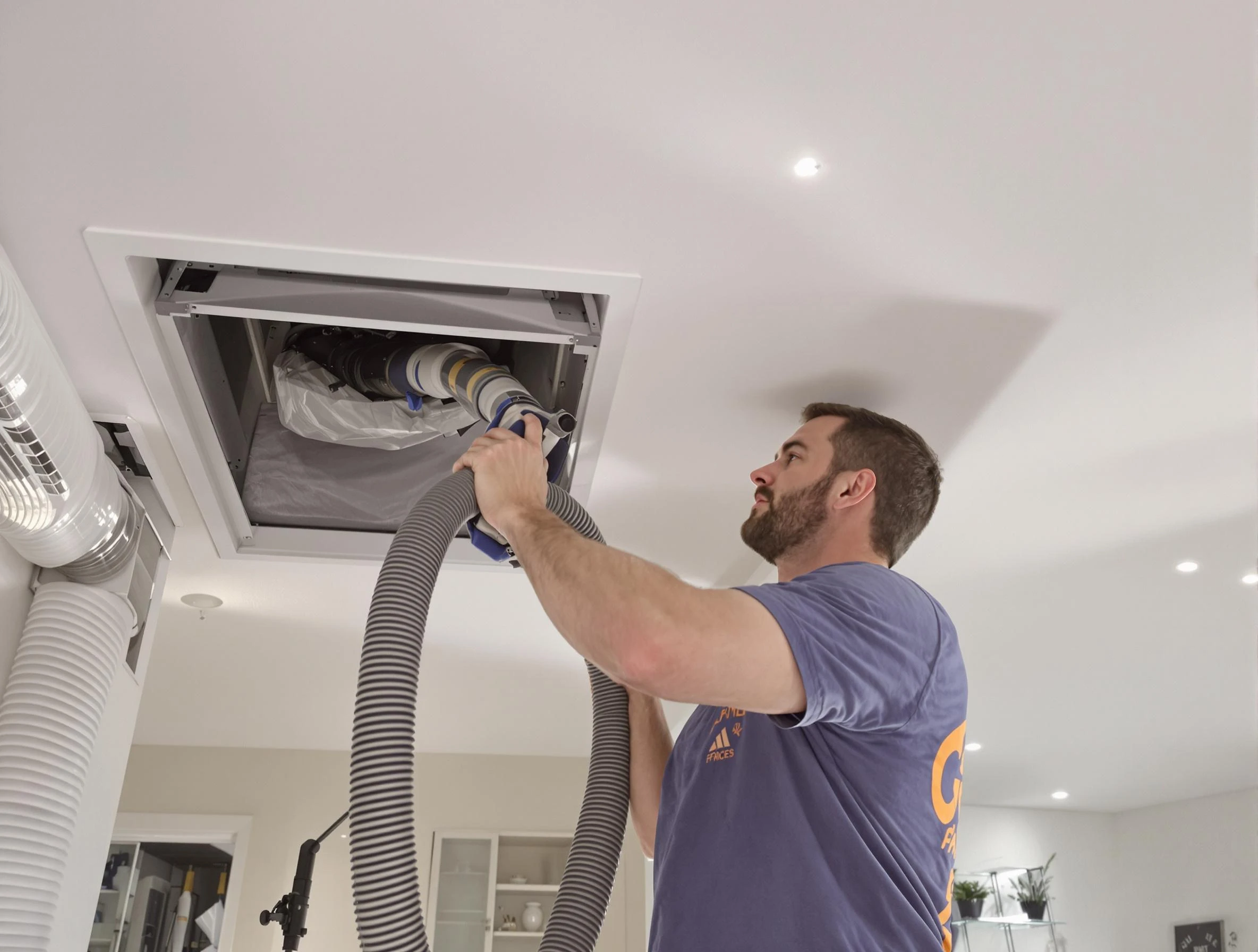 Precision indoor duct cleaning by Locust Grove Air Duct Cleaning in Locust Grove